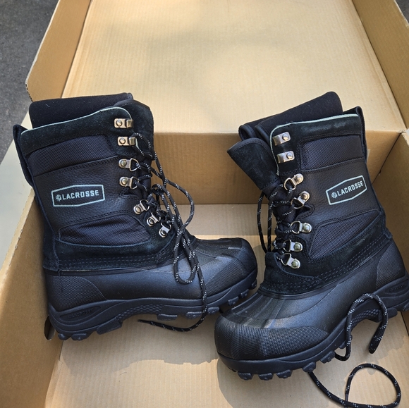 LaCrosse Black Insulated Boots - Picture 1 of 8